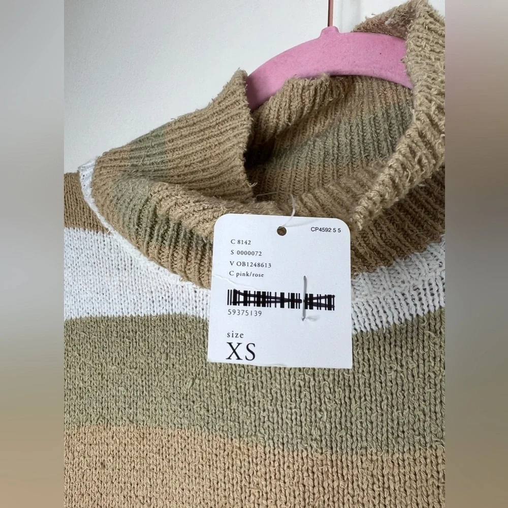 Free People Beach Toe In The Sand Sweater Dress XS oversized - Picture 3 of 9